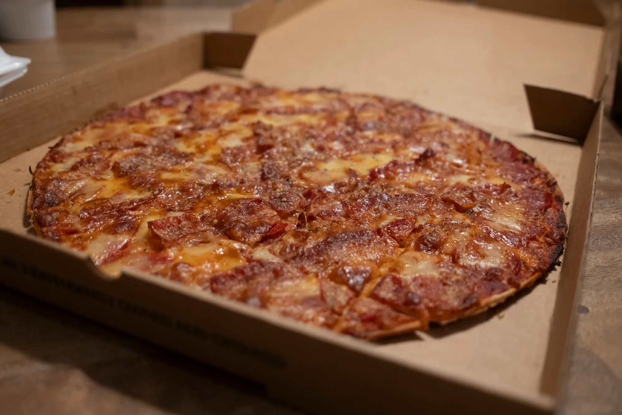 Pepperoni and sausage from Imo's